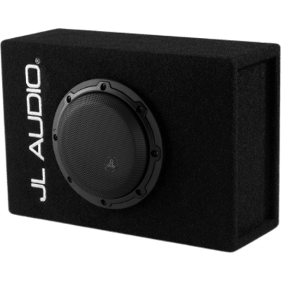 Subwoofer con Caja para Coche / 6.5″ / W3v3 / 150 W RMS / 2 Ω o 4 Ω / Amplificador Recomendado 50-150 W RMS / Carcasa con Puertos / Rejillas Incluidas / JL Audio MicroSub W3