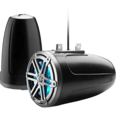 Bocina Cerrada para Torre / 7.7 in (196 mm) / Coaxial Cerrado / LED RGB / Rejilla Deportiva Gris / 70 W RMS / 4 Ω / 55 Hz-25 kHz / Sensibilidad 90.5 dB