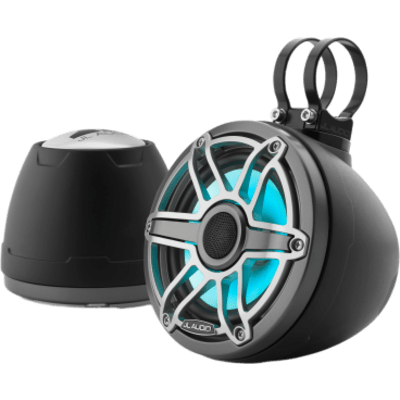 Sistema Cerrado Coaxial 6.5 in (165 mm) / Potencia RMS 75 W / Impedancia 4 Ω / Respuesta 100 Hz-25 kHz / Sensibilidad 89.5 dB / LED Transflective / Rejilla Deportiva Titanio / Cono Polipropileno con Mica / Tweeter Cúpula de Seda 20 mm (0.8 in