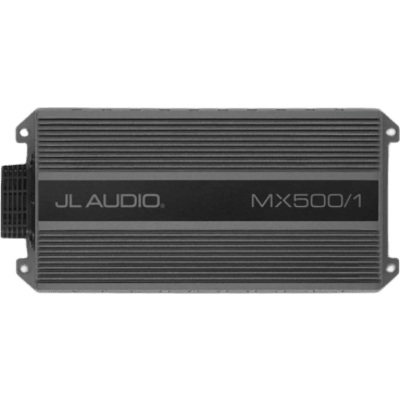 Amplificador Monobloque para Aplicaciones Náuticas y Deportes de Motor / 500 W RMS a 2 Ω / Clase D / IPX7 / Dimensiones 45 mm (1.77 in) x 237 mm (9.33 in) x 115 mm (4.50 in) / Peso 1.44 kg (3.18 lb) / Voltaje 11-15 VDC / Filtro Paso Bajo 24 d
