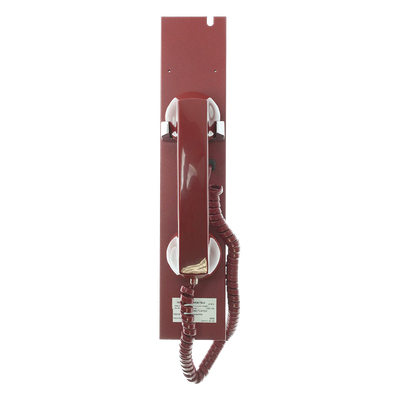 Auricular Telefónico de Emergencia para Bomberos / Cable en Espiral / Push-to-Talk / LED de Conexión / Compatible con Estaciones AFAWS