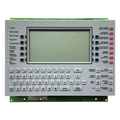 Anunciador de control de red / LCD 640 caracteres retroiluminado / Teclado QWERTY / 11 indicadores LED / 4 relés de estado / Bus ACS EIA-485