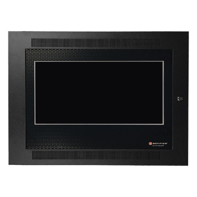 Gabinete y Puerta ONYX FirstVision / Sin Pantalla ni Software / 24 VDC 3.0 A / Ethernet y USB / Compatible ONYX Series y NOTI-FIRE-NET