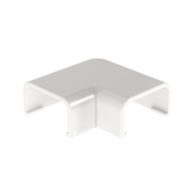 Conexión en ángulo recto "L", para uso con canaleta LD3, material ABS, Color Blanco