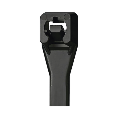 Cinchos de Nylon con Sistema de Autobloqueo Seguro / Color Negro / 4.8 × 400 mm / Paquete con 100 Piezas