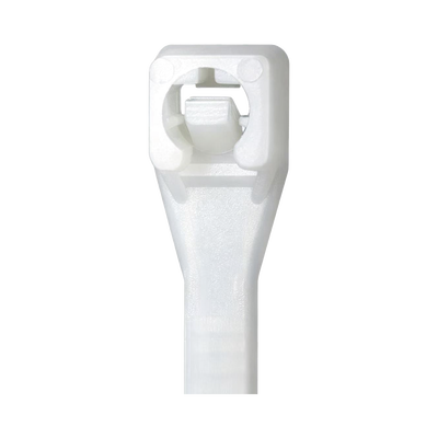 Cinchos de Nylon con Sistema de Autobloqueo Seguro / Color Blanco / 3.6 × 100 mm / Paquete con 100 Piezas