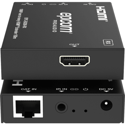 Receptor de Extensor HDMI™ Sobre IP | Solo Decodificador | 150m Por Cable CAT6 | Compatible Con Red Gigabit | Video Full HD | Compresión EZCast | Control IR Unidireccional