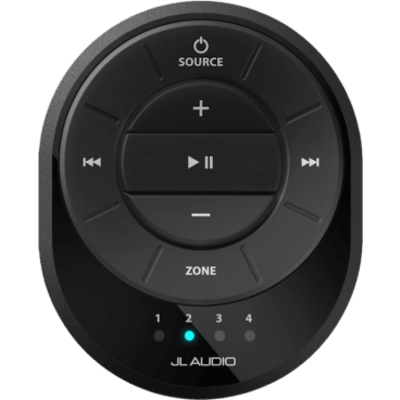 Control Remoto Marino / IP68 / Indicador de Zona LED / Bluetooth hasta 11 m (35 ft) / Fuentes y Formatos Derivados de Unidad Host / Dimensiones 80 x 65 x 12 mm (3.15 x 2.56 x 0.49 in) / Temperatura -20 °C a 60 °C (-4 °F a 140 °F)