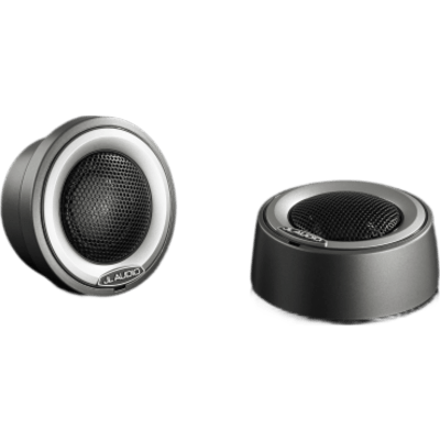 Tweeter Marino de Componentes / 1 in (25 mm) / Diafragma Domo de Seda / 75 W RMS / 4 Ω / 91 dB a 1 W/1 m / 4.8 kHz–25 kHz (±3 dB) / Filtro Pasa-Altas Externo de Tercer Orden / Protección Electrónica Automática / Mon