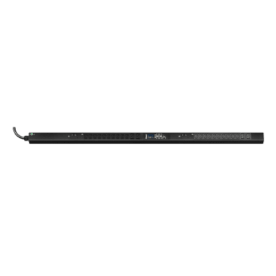 PDU ES2P Monitoreable (MI) para Distribución de Energía, Enchufe de Entrada NEMA L6-30P, Con 20 Salidas C13 y 4 C19, de Instalación Vertical, 208 Vca, 30 Amp