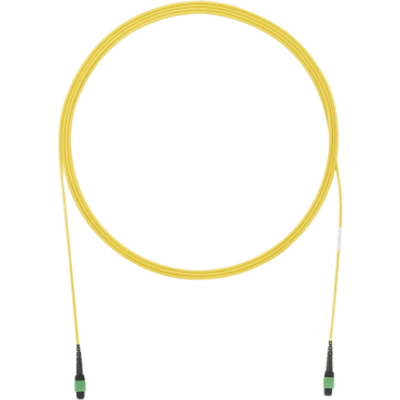 Cable de Interconexión de Fibra Óptica / 12 Fibras Monomodo OS2 / PanMPO Hembra-Hembra / Polaridad A / LSZH / 1.5 m (4.92 ft)