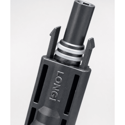 Conector Solar MC4 LONGi Sea-Shield / 1500 Vcc / 40 A (IEC) / 30 A (UL) / IP68 Sumergible 1.2 m (3.9 ft) / Doble Anillo de Sellado / Cable 4-6 mm²