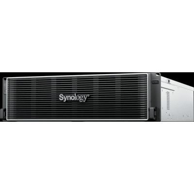 Servidor NAS RackStation 3U / 20 Bahías (16 x 3.5"/2.5" + 4 x 2.5") / 2 SSD M.2 NVMe Integrados RAID 1 / Dual 10GbE RJ45 / Escalable a 116 Bahías con RX1222sas / 234,000+ IOPS 4K / 10,500/8,200 MB/s / Fuentes Redundantes 800W