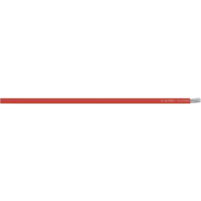 Cable de Alimentación para Audio / 8 AWG Real / 250 pies (76.2 m) / Cobre OFC Estañado / 735 Hilos / Cubierta PVC Rojo Translúcido / Hasta 40 A