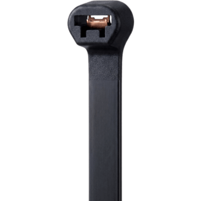 Cinchos de Nylon Mejorado con Inserto Metálico Para un Mejor Agarre / Color Negro / 7.5 × 400 mm / Paquete con 100 Piezas