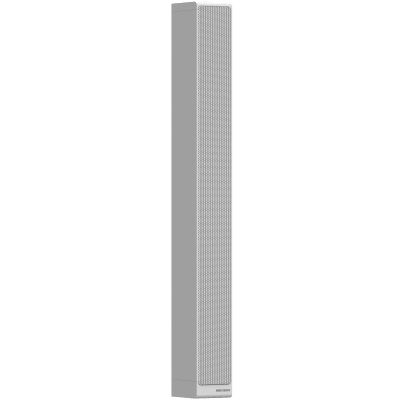 Columna de Altavoces Lineales / 2.25 Pulgadas / 150 W / 12 Unidades / Imán de Neodimio / Cobertura Horizontal 160° / SPL Máx 117 dB @ 1 m / Color Blanco