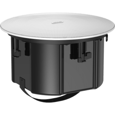 Altavoz de Techo IP / Woofer 6.5" + Tweeter 1.2" / 74 Hz a 20 kHz / SPL 105 dB / PoE++ 802.3bt 60 W / Cobertura 110° / Sin Marco / AES67