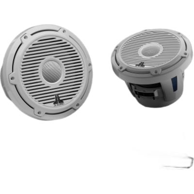 Bocina Náutica Coaxial / 8.8 in (224 mm) / Rejilla Clásica Blanca / 125 W RMS / 4 Ω / 38 Hz - 20 kHz / Sensibilidad 90.5 dB / Tweeter de Cúpula de Seda 32 mm (1.25 in) / Cono de Polipropileno con Mica / Sin Iluminación LE