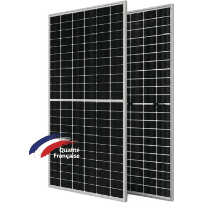 Módulo Solar ATLAS TOPCon N-Type Bifacial Doble Vidrio 640W / 132 Celdas M10R 210 mm / Eficiencia 23.69% / Voc 47.86 V / Imp 15 A / Tensión Sistema 1500 VDC / Bifacialidad 85%