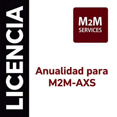 Servicio de datos 4GLTE/5G por un Año para M2MAXS con eventos ilimitados.