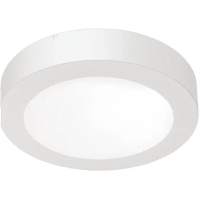 LUMINARIA LED MONTAJE SUPERFICIAL/ 4"/ 3CCT Conmutable 3000K-4000K-5000K / 90 CRI / 120V Triac Regulable / Apto para lugares húmedos 