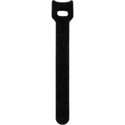 Cinchos de Cinta de Contacto  Reutilizables para Organización de Cables / Ajustables y Autoadherentes / Color Negro / 20 × 150 mm / Paquete con 10 Piezas