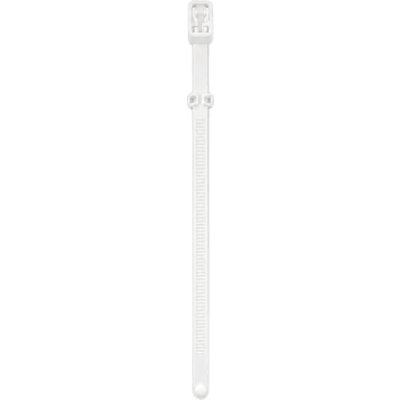Cinchos de Nylon Reutilizables con Liberación Rápida para Ajuste y Reinstalación / Color Blanco / 7.6 × 250 mm / Paquete con 100 Piezas