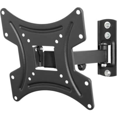 Soporte de Pared con Movimiento de Pivote para TV 22-40 pulg. (55.88-101.60 cm) / Capacidad de Carga 25 kg (55 lb) / Extensión 238 mm (9.37 in) / Inclinación +15°/-5° / Compatible VESA 200x200