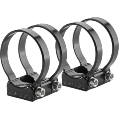 Accesorio de Montaje / Sistema Cerrado VeX™ / Montaje en Tubo 2.375 in (60.33 mm) / Soporte Giratorio / Perfil Bajo / Negro / Acero Inoxidable Grado Marino / Resistente a UV, Humedad y Corrosión / Juego para Dos Altavoces VeX