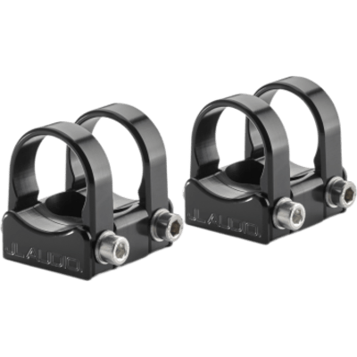 Accesorio de Montaje para Sistema Cerrado VeX™ / Montaje en Tubo 1.25 in (31.75 mm) / Abrazadera Giratoria de Perfil Bajo / Aluminio Anodizado Negro / Acero Inoxidable Marino / Resistente a UV y Corrosión / Compatible con PS650-VeX / Juego pa
