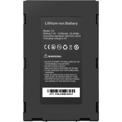 Batería Li-ion para tester de Video | Compatible con TPTURBO4KOTDR | 7.4 VCC 5200 mAh 38.48 Wh | Voltaje de Carga 8.4 VCC | Dimensiones 122x74x20 mm (4.8x2.91x0.78 in) | Peso Neto 340 g (0.75 lb) | Estándar GB31241-2014