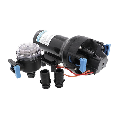 Bomba de diafragma / 24 Vcd / 60 PSI / 22.7 L/min / IPX6 / Autocebante 2.1 m (7 pies) / Aluminio fundido HD