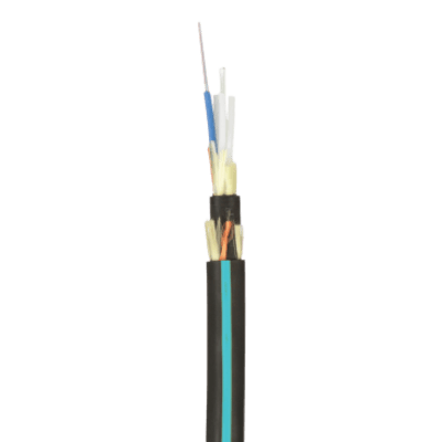 Cable de Fibra Óptica de 12 Hilos, Multimodo OM4, Interior/Exterior de Uso Industrial con Doble Forro, Loose Tube 250um, No Conductiva (Dieléctrica), LSZH (Cero Halógenos), Precio Por Metro 