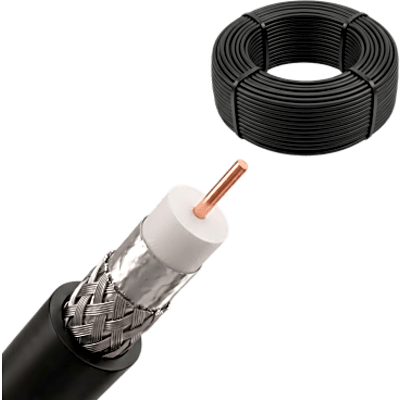 Rollo de 50 Metros de LP400 de 50 Ohms | Cable Coaxial Profesional