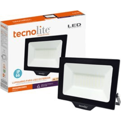 Luminario LED de Sobreponer Exterior 50 W / 4 500 lm / 6 500 K Luz de Día / IP66 IK07 / Aluminio Negro / Ángulo 120° / IRC 70 / 25 000 h / NOM