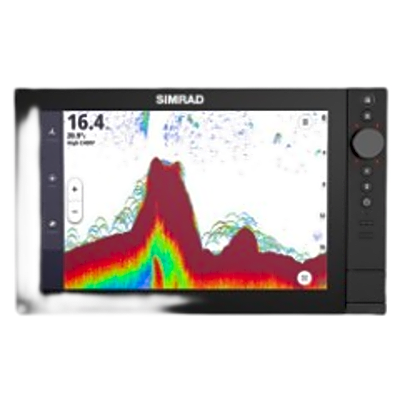 Pantalla Multifunción / 12 Pulgadas (39.4 ft) / Controles Híbridos Touch-Rotary-Teclado / Procesador 8-Core Qualcomm / CHIRP Echosounder 1 kW Dual Canal / Compatibilidad Suite Náutica