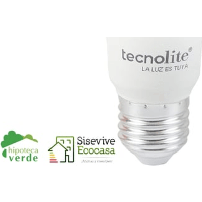 Foco LED A19 8.5 W / Base E27 / 800 lm / 6 500 K Luz de Día / IRC 80 / 15 000 h / No Atenuable