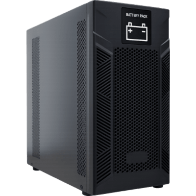 Módulo de Baterías Externo para UPS On-line / 24 VDC / 4 Baterías VRLA 12V 9Ah / Expansión Daisy Chain / Torre Compacta / Plug and Play
