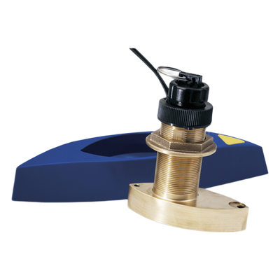 Sensor Multifunción / Frecuencia Dual 50-200 kHz / Profundidad-Velocidad-Temperatura / Bronce / 1-45 nudos / 600 W RMS / NMEA2000