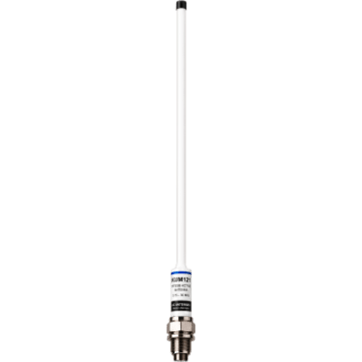 Antena Activa de Recepción HF/SSB / Omnidireccional / Rango 0.15–30 MHz / Ancho de Banda 29.85 MHz / Impedancia 50 Ohm / Alimentación 9–12 VDC / IP68 / Fibra de Vidrio / 1.26 m (4.10 ft)