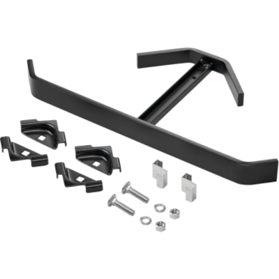 Kit de Soporte Esquinero, Para Unión de Escalerilla a 90º, de Acero, Color Negro