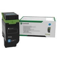 TONER LASER LEXMARK 75M4HC0 CYAN, ALTO RENDIMIENTO, HASTA 8800 PAGINAS, PARA CS531, CX532