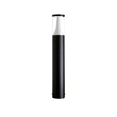 Luminario Exterior  LED Integrado 9 W / Flujo Luminoso 430 lm / Temperatura de Color 3000 K / Ángulo de Apertura 140° / IP65 / Aluminio Color Negro / Sobreponer en Piso / 600 mm (23.6 in) x 90 mm (3.5 in) / 30,000 Horas / IK02.