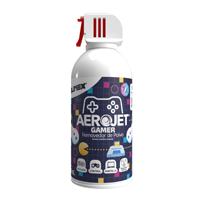 AIRE COMPRIMIDO | SILIMEX | AEROJET GAMER 300 ML |  REMOVEDOR DE POLVO 360 (PERMITE QUE EL PRODUCTO PUEDA SER APLICADO EN CUALQUIER POSICIÓN) | LIBRE DE CFCS Y HCFCS