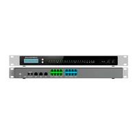 CONMUTADOR IP GRANDSTREAM UCM6308A/ SERIE AUDIO 8FXO8FXS 1500 EXTENSIONES SIP 200 LLAMADAS SIMULTANEAS 3 PUERTOS GIGABIT MONTAJE EN RACK Y ESCRITORIO COMPATIBLE CON GDMS REMOTE CONNET WAVE
