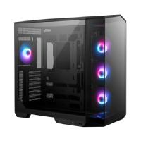 GABINETE GAMING MSI MAG PANO 100R PZ / MEDIA TORRE / ATX/MICRO ATX/MINI ITX/ NEGRO/ SIN FUENTE/PC/GAMER