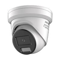 TURRET IP 4 MEGAPIXEL HIKVISION / LENTE 2.8 MM / 40 MTS IR / EXTERIOR IP67 / MICRÓFONO Y BOCINA INTEGRADO (AUDIO DE DOS VÍAS) / DARKFIGHTER / POE / LUZ ESTROBOSCOPICA / ONVIF / MICRO SD / 4 ANALÍTIC
