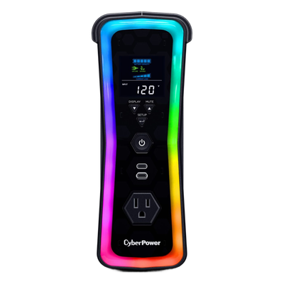 UPS CYBERPOWER GX150C2 1500VA 1000W 120V PFC ACTIVO RGB PANEL LCD USB-CX2