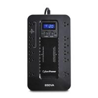 NO BREAK / UPS CYBERPOWER MODO ECO AHORRADOR 850 VA 510 WATTS 3 AÑOS DE GARANTA EN PILA Y EQUIPO