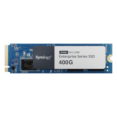 UNIDAD DE ESTADO SOLIDO SYNOLOGY SSD M.2 2280 NVME SNV5420-400 GB PCIE GEN3 X4 LECT 3000MB/S ESCRIT 650MB/S, SOLO PARA EQUIPOS SYNOLOGY, PARA AUMENTO DE CACHE